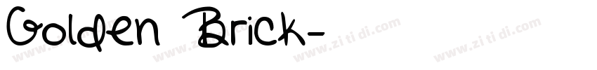 Golden Brick字体转换